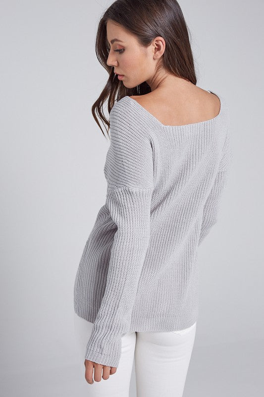 Cross on sale knit jumper