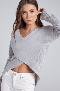 Cross Knit Sweater