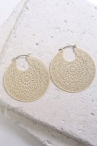 Woven Dreams Hoop Earrings - Septembers Love Shop