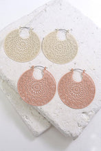 Load image into Gallery viewer, Woven Dreams Hoop Earrings - Septembers Love Shop
